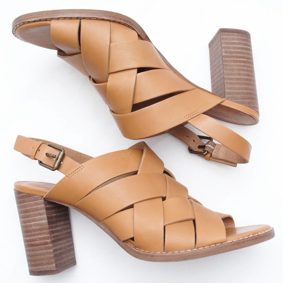Madewell Cindy Woven Stacked Heel Sandal - Picture 5 of 8